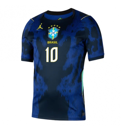 Brazilië Vinicius Junior #10 Uit tenue WK 2026 Voetbalshirt Korte Mouw 2 Brazilië Vinicius Junior #10 Uit tenue WK 2026 Voetbalshirt Korte Mouw 2