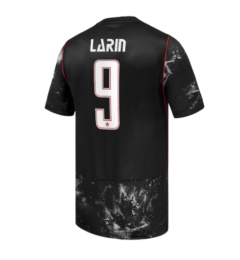Canada Cyle Larin #9 Uit tenue WK 2026 Voetbalshirt Korte Mouw Canada Cyle Larin #9 Uit tenue WK 2026 Voetbalshirt Korte Mouw