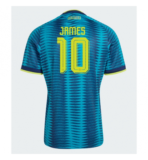 Colombia James Rodriguez #10 Uit tenue WK 2026 Voetbalshirt Korte Mouw Colombia James Rodriguez #10 Uit tenue WK 2026 Voetbalshirt Korte Mouw