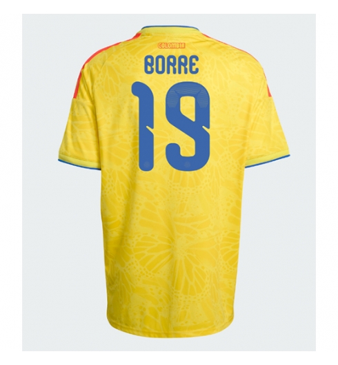 Colombia Rafael Santos Borre #19 Thuis tenue WK 2026 Voetbalshirt Korte Mouw Colombia Rafael Santos Borre #19 Thuis tenue WK 2026 Voetbalshirt Korte Mouw