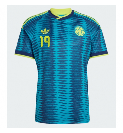Colombia Rafael Santos Borre #19 Uit tenue WK 2026 Voetbalshirt Korte Mouw 2 Colombia Rafael Santos Borre #19 Uit tenue WK 2026 Voetbalshirt Korte Mouw 2