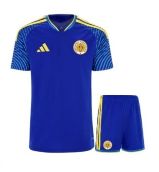 Curaçao Thuis tenue Kids WK 2026 Voetbalshirt Korte Mouw + Shorts