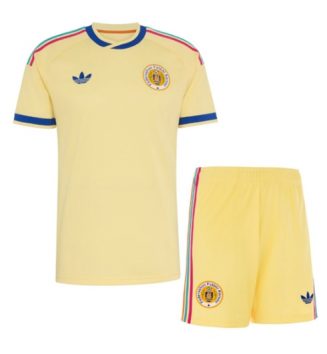 Curaçao Uit tenue Kids WK 2026 Voetbalshirt Korte Mouw + Shorts
