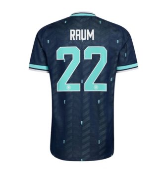 Duitsland David Raum #22 Uit tenue WK 2026 Voetbalshirt Korte Mouw Duitsland David Raum #22 Uit tenue WK 2026 Voetbalshirt Korte Mouw