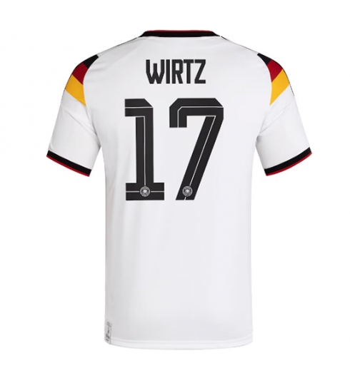 Duitsland Florian Wirtz #17 Thuis tenue WK 2026 Voetbalshirt Korte Mouw Duitsland Florian Wirtz #17 Thuis tenue WK 2026 Voetbalshirt Korte Mouw