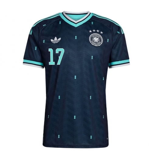 Duitsland Florian Wirtz #17 Uit tenue WK 2026 Voetbalshirt Korte Mouw 2 Duitsland Florian Wirtz #17 Uit tenue WK 2026 Voetbalshirt Korte Mouw 2