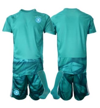 Duitsland Keeper Thuis tenue Kids WK 2026 Voetbalshirt Korte Mouw + Shorts