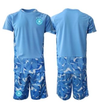 Duitsland Keeper Uit tenue Kids WK 2026 Voetbalshirt Korte Mouw + Shorts Duitsland Keeper Uit tenue Kids WK 2026 Voetbalshirt Korte Mouw + Shorts