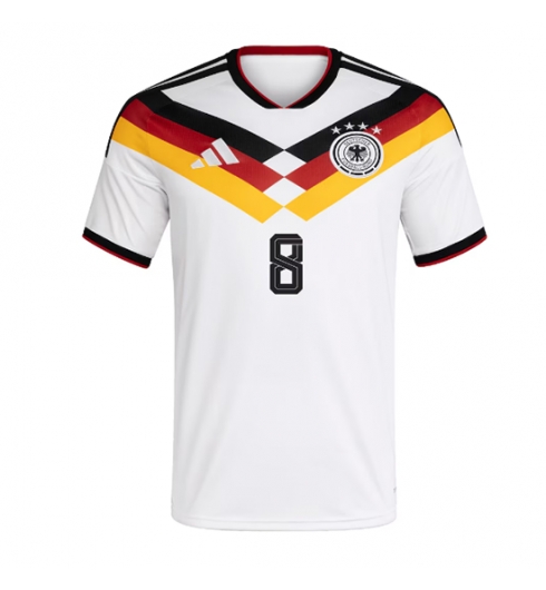 Duitsland Leon Goretzka #8 Thuis tenue WK 2026 Voetbalshirt Korte Mouw 2 Duitsland Leon Goretzka #8 Thuis tenue WK 2026 Voetbalshirt Korte Mouw 2