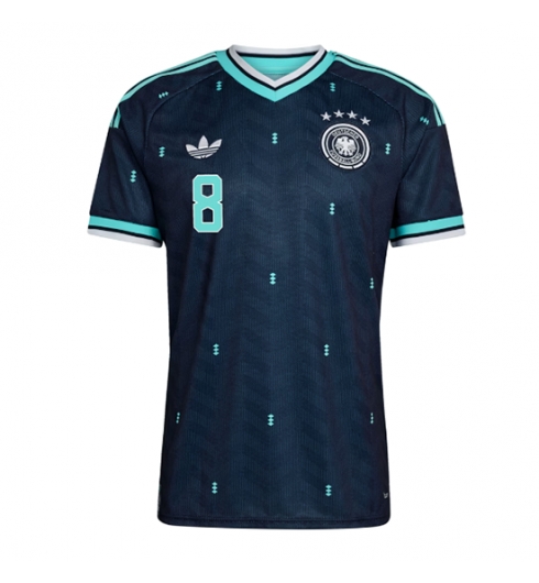 Duitsland Leon Goretzka #8 Uit tenue WK 2026 Voetbalshirt Korte Mouw 2 Duitsland Leon Goretzka #8 Uit tenue WK 2026 Voetbalshirt Korte Mouw 2