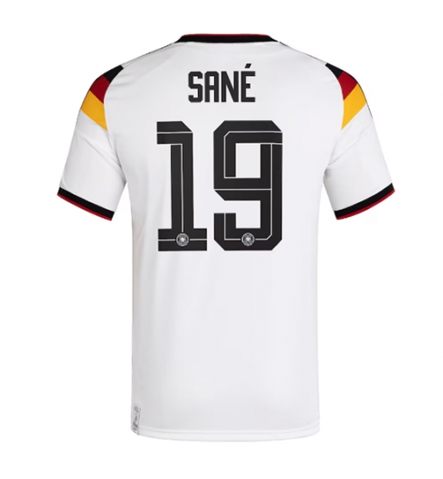 Duitsland Leroy Sane #19 Thuis tenue WK 2026 Voetbalshirt Korte Mouw Duitsland Leroy Sane #19 Thuis tenue WK 2026 Voetbalshirt Korte Mouw