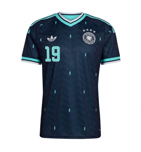 Duitsland Leroy Sane #19 Uit tenue WK 2026 Voetbalshirt Korte Mouw 2 Duitsland Leroy Sane #19 Uit tenue WK 2026 Voetbalshirt Korte Mouw 2