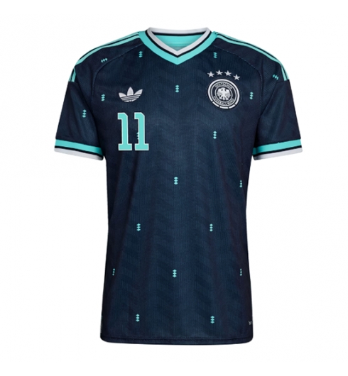 Duitsland Nick Woltemade #11 Uit tenue WK 2026 Voetbalshirt Korte Mouw 2 Duitsland Nick Woltemade #11 Uit tenue WK 2026 Voetbalshirt Korte Mouw 2