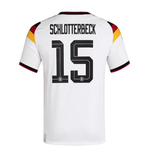 Duitsland Nico Schlotterbeck #15 Thuis tenue WK 2026 Voetbalshirt Korte Mouw Duitsland Nico Schlotterbeck #15 Thuis tenue WK 2026 Voetbalshirt Korte Mouw