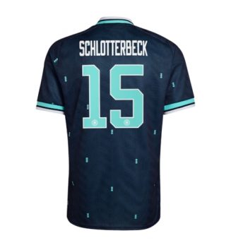 Duitsland Nico Schlotterbeck #15 Uit tenue WK 2026 Voetbalshirt Korte Mouw Duitsland Nico Schlotterbeck #15 Uit tenue WK 2026 Voetbalshirt Korte Mouw