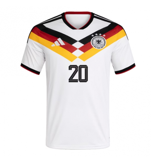 Duitsland Serge Gnabry #20 Thuis tenue WK 2026 Voetbalshirt Korte Mouw 2 Duitsland Serge Gnabry #20 Thuis tenue WK 2026 Voetbalshirt Korte Mouw 2