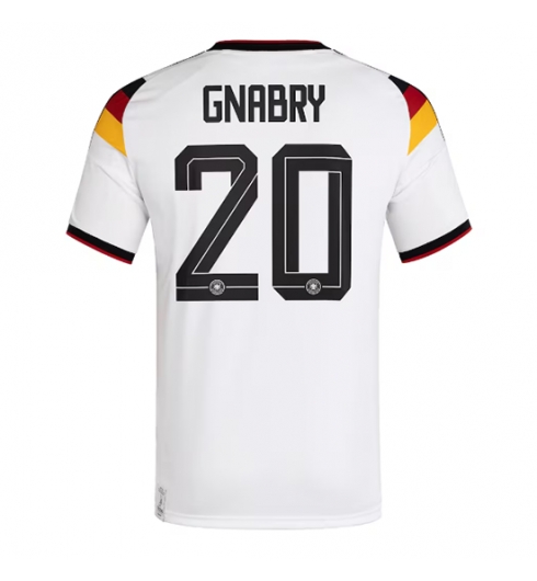 Duitsland Serge Gnabry #20 Thuis tenue WK 2026 Voetbalshirt Korte Mouw Duitsland Serge Gnabry #20 Thuis tenue WK 2026 Voetbalshirt Korte Mouw
