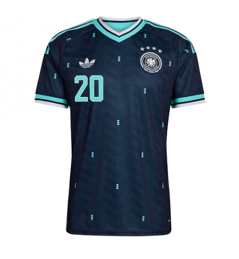 Duitsland Serge Gnabry #20 Uit tenue WK 2026 Voetbalshirt Korte Mouw 2 Duitsland Serge Gnabry #20 Uit tenue WK 2026 Voetbalshirt Korte Mouw 2