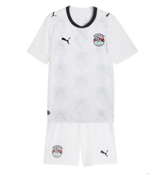 Egypte Uit tenue Kids WK 2026 Voetbalshirt Korte Mouw + Shorts