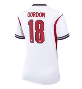 Engeland Anthony Gordon #18 Thuis tenue Dames WK 2026 Voetbalshirt Korte Mouw