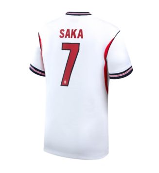 Engeland Bukayo Saka #7 Thuis tenue WK 2026 Voetbalshirt Korte Mouw Engeland Bukayo Saka #7 Thuis tenue WK 2026 Voetbalshirt Korte Mouw