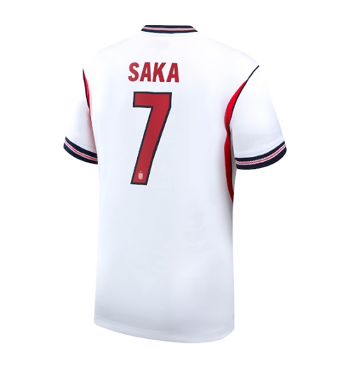 Engeland Bukayo Saka #7 Thuis tenue WK 2026 Voetbalshirt Korte Mouw Engeland Bukayo Saka #7 Thuis tenue WK 2026 Voetbalshirt Korte Mouw