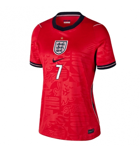 Engeland Bukayo Saka #7 Uit tenue Dames WK 2026 Voetbalshirt Korte Mouw 2 Engeland Bukayo Saka #7 Uit tenue Dames WK 2026 Voetbalshirt Korte Mouw 2