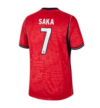 Engeland Bukayo Saka #7 Uit tenue WK 2026 Voetbalshirt Korte Mouw Engeland Bukayo Saka #7 Uit tenue WK 2026 Voetbalshirt Korte Mouw