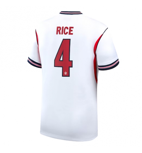 Engeland Declan Rice #4 Thuis tenue WK 2026 Voetbalshirt Korte Mouw Engeland Declan Rice #4 Thuis tenue WK 2026 Voetbalshirt Korte Mouw