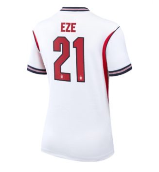 Engeland Eberechi Eze #21 Thuis tenue Dames WK 2026 Voetbalshirt Korte Mouw