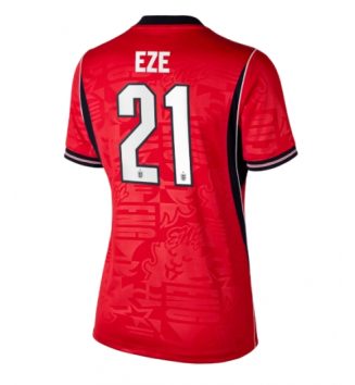 Engeland Eberechi Eze #21 Uit tenue Dames WK 2026 Voetbalshirt Korte Mouw