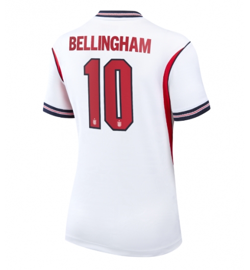 Engeland Jude Bellingham #10 Thuis tenue Dames WK 2026 Voetbalshirt Korte Mouw Engeland Jude Bellingham #10 Thuis tenue Dames WK 2026 Voetbalshirt Korte Mouw