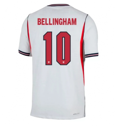 Engeland Jude Bellingham #10 Thuis tenue WK 2026 Voetbalshirt Korte Mouw Engeland Jude Bellingham #10 Thuis tenue WK 2026 Voetbalshirt Korte Mouw