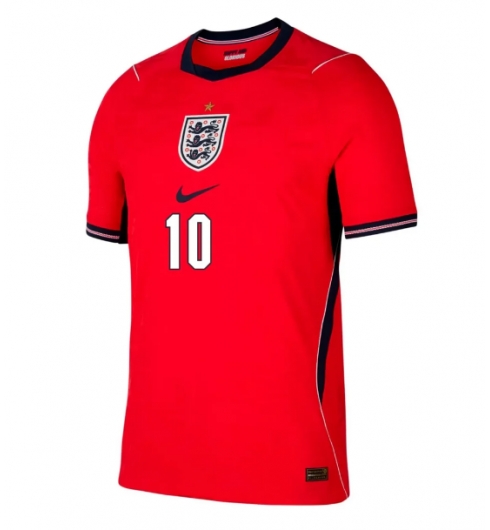 Engeland Jude Bellingham #10 Uit tenue WK 2026 Voetbalshirt Korte Mouw 2 Engeland Jude Bellingham #10 Uit tenue WK 2026 Voetbalshirt Korte Mouw 2