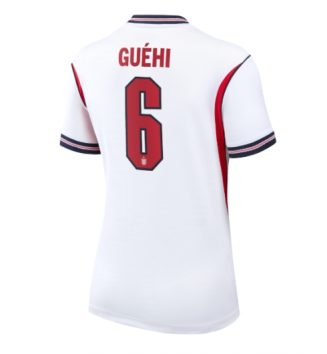 Engeland Marc Guehi #6 Thuis tenue Dames WK 2026 Voetbalshirt Korte Mouw