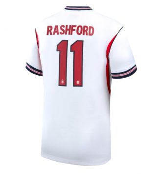 Engeland Marcus Rashford #11 Thuis tenue WK 2026 Voetbalshirt Korte Mouw Engeland Marcus Rashford #11 Thuis tenue WK 2026 Voetbalshirt Korte Mouw