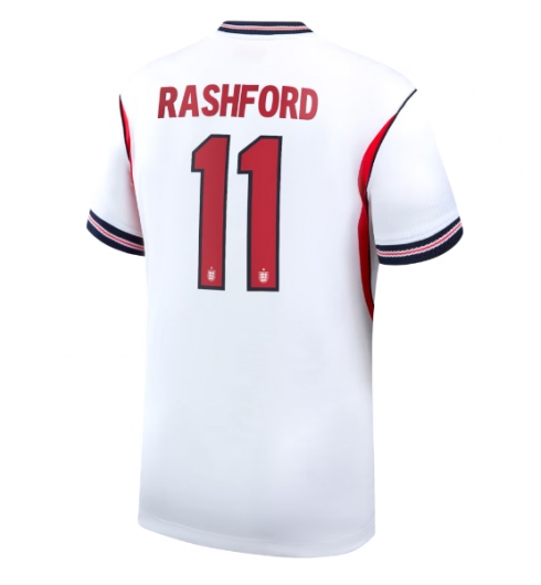 Engeland Marcus Rashford #11 Thuis tenue WK 2026 Voetbalshirt Korte Mouw Engeland Marcus Rashford #11 Thuis tenue WK 2026 Voetbalshirt Korte Mouw