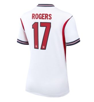 Engeland Morgan Rogers #17 Thuis tenue Dames WK 2026 Voetbalshirt Korte Mouw