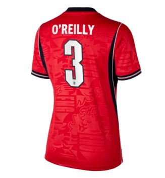 Engeland Nico O’Reilly #3 Uit tenue Dames WK 2026 Voetbalshirt Korte Mouw