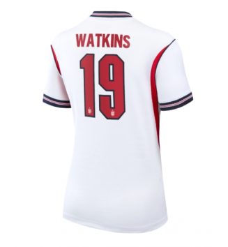 Engeland Ollie Watkins #19 Thuis tenue Dames WK 2026 Voetbalshirt Korte Mouw