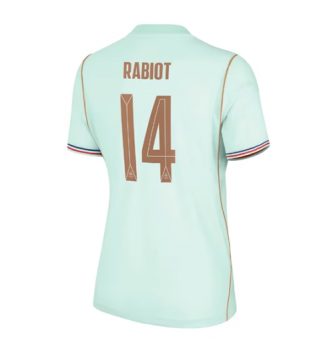 Frankrijk Adrien Rabiot #14 Uit tenue Dames WK 2026 Voetbalshirt Korte Mouw Frankrijk Adrien Rabiot #14 Uit tenue Dames WK 2026 Voetbalshirt Korte Mouw