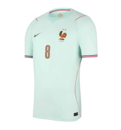 Frankrijk Aurelien Tchouameni #8 Uit tenue WK 2026 Voetbalshirt Korte Mouw 2 Frankrijk Aurelien Tchouameni #8 Uit tenue WK 2026 Voetbalshirt Korte Mouw 2
