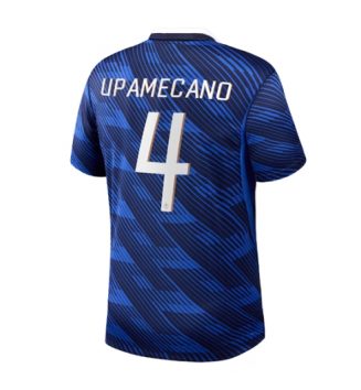 Frankrijk Dayot Upamecano #4 Thuis tenue WK 2026 Voetbalshirt Korte Mouw