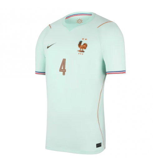 Frankrijk Dayot Upamecano #4 Uit tenue WK 2026 Voetbalshirt Korte Mouw 2 Frankrijk Dayot Upamecano #4 Uit tenue WK 2026 Voetbalshirt Korte Mouw 2