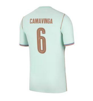 Frankrijk Eduardo Camavinga #6 Uit tenue WK 2026 Voetbalshirt Korte Mouw