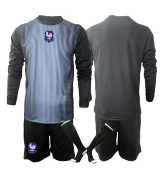 Frankrijk Keeper Thuis tenue Kids WK 2026 Lange Mouwen (+ broek) Frankrijk Keeper Thuis tenue Kids WK 2026 Lange Mouwen (+ broek)