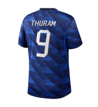 Frankrijk Marcus Thuram #9 Thuis tenue WK 2026 Voetbalshirt Korte Mouw Frankrijk Marcus Thuram #9 Thuis tenue WK 2026 Voetbalshirt Korte Mouw