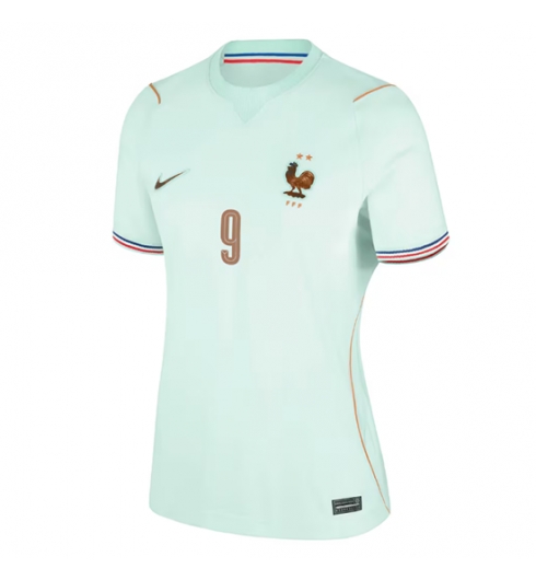 Frankrijk Marcus Thuram #9 Uit tenue Dames WK 2026 Voetbalshirt Korte Mouw 2 Frankrijk Marcus Thuram #9 Uit tenue Dames WK 2026 Voetbalshirt Korte Mouw 2