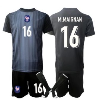 Frankrijk Mike Maignan #16 Keeper Thuis tenue Kids WK 2026 Voetbalshirt Korte Mouw + Shorts Frankrijk Mike Maignan #16 Keeper Thuis tenue Kids WK 2026 Voetbalshirt Korte Mouw + Shorts