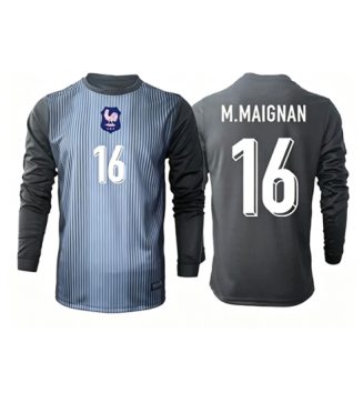 Frankrijk Mike Maignan #16 Keeper Thuis tenue WK 2026 Lange Mouwen Frankrijk Mike Maignan #16 Keeper Thuis tenue WK 2026 Lange Mouwen